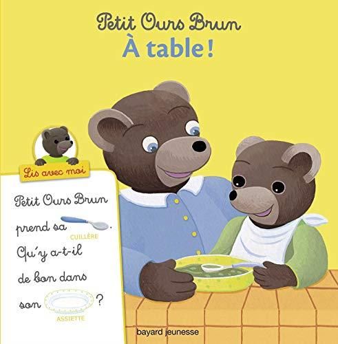 Petit ours brun à table !